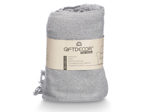 Multiusos Pompon Gris 180x220cm