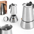 Cafetera Inducción Jarra 6 Tazas Acero