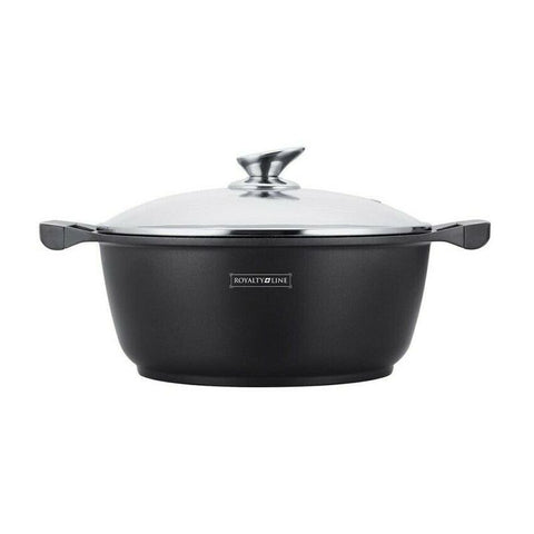 Cacerola con Tapa de Cristal 34cm 9,9L Royalty Line