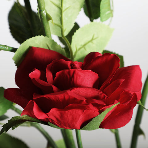 Planta Decorativa Rosas Rojas 78cm