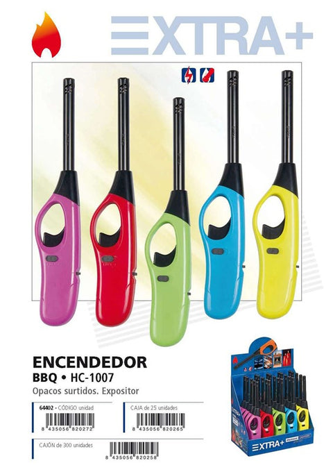 Encendedor BBQ Opacos colores surtidos 