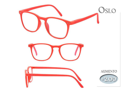 Gafas Lectura Oslo Naranjas 2,00 Aumento