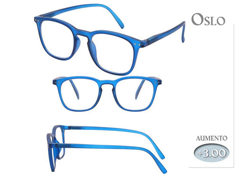 Gafas Lectura Oslo Azules 3,00 Aumento