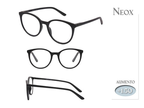 Gafas Lectura Neox Negras 1,50 Aumento