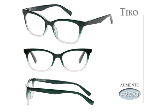 Gafas Lectura Tiko Verdes 2,00 Aumento