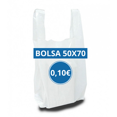 Bolsas 200uds 50x70cm Plástico
