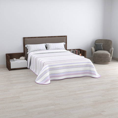 Colcha Ecobuti cama 150cm (180x260cm) Nora Malva