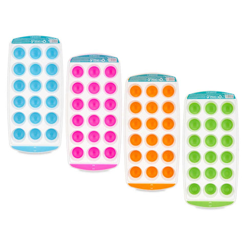 Seau à glace rond en plastique couleurs assorties