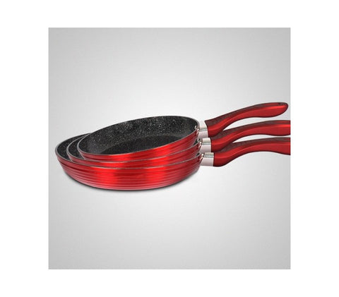 Joc 3 Paelles vermelles 20-24-28cm Royalty Line
