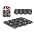 Molde Rectangular de Acero 12 Huecos Gris