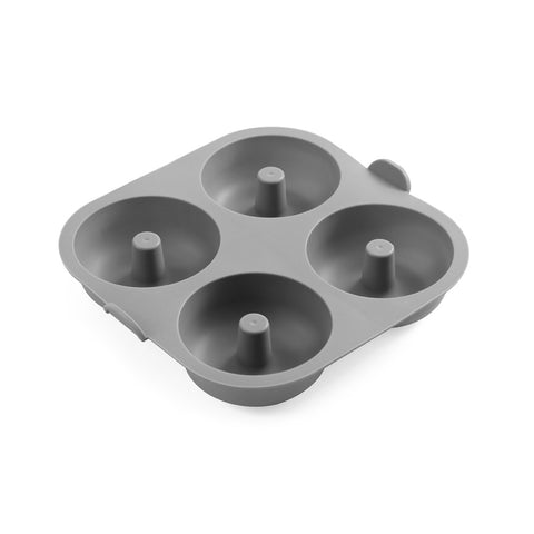 Molde Freidora de Aire Silicona Rosca 4 Huecos Gris