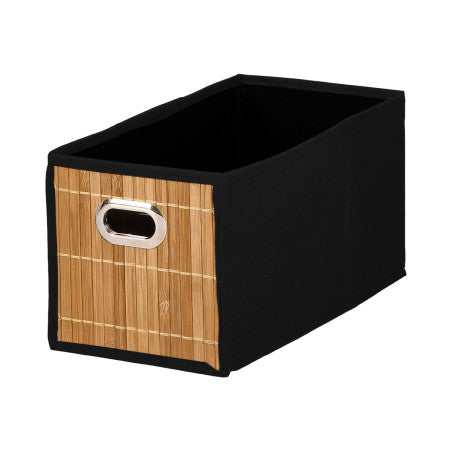 Organitzador Rectangular Bambú Negre 31x15cm