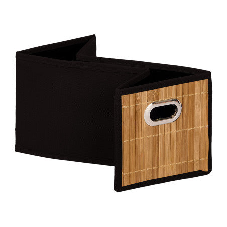 Organitzador Rectangular Bambú Negre 31x15cm