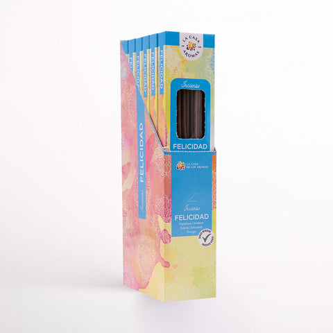 Pack 20 Varillas de Incienso Aroma Felicidad