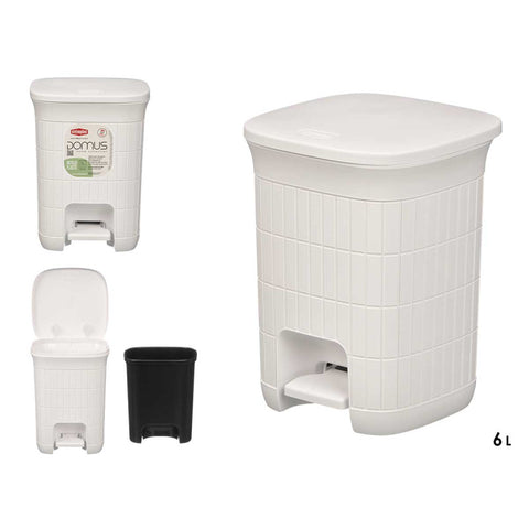 Papelera Domus Pequeña Blanca 6L
