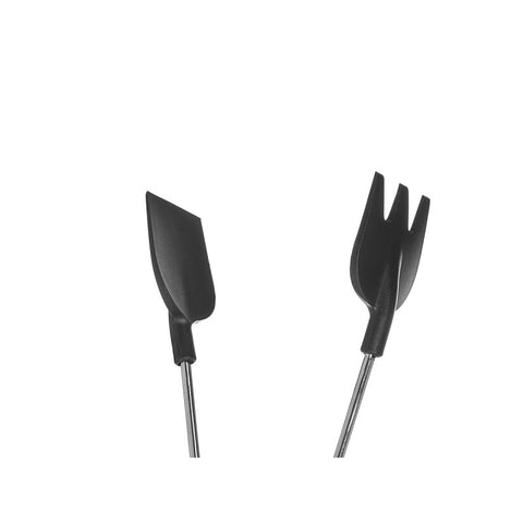 Pinzas Cocina Acero Negra
