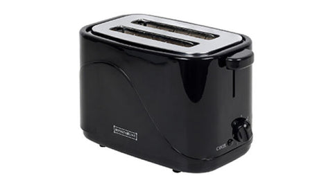 Tostadora 2 Rebanadas 700W Negra Royalty Line