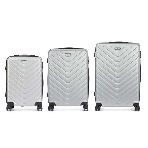 Set 3 Maletes Escama ABS Gris Clar marca Fielllar