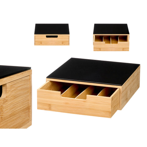 Soporte Cafetera Portacápsulas Bambú 30cm