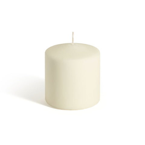 Vela Taco Crema Ancha 10cm