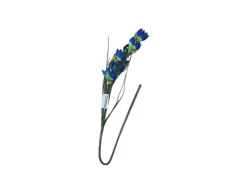 Branche fleurie 85cm en Bleu Orange ou Jaune