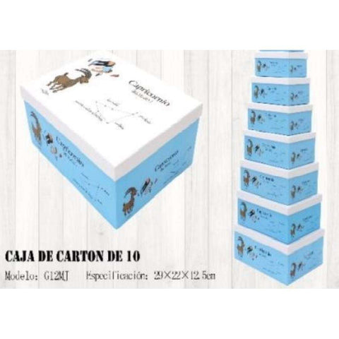 Juego 10 Cajas del Horóscopo Capricornio